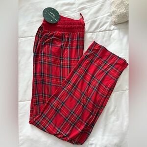 Little Sleepies Red Plaid Sweatpants